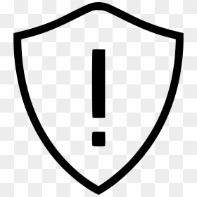 Warning Shield - Warning Shiel Icon Png, Transparent Png - warning icon png