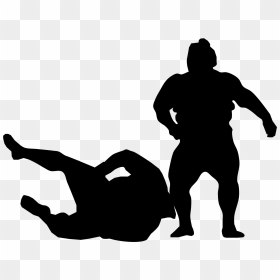 Sumo Big Image Png - Sumo Wrestling Silhouette, Transparent Png - wrestler png