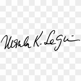 Ursula K Le Guin Signature, HD Png Download - ursula png