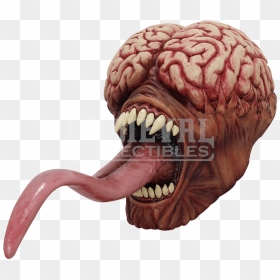 Zombie Teeth Png - Resident Evil Licker Head, Transparent Png - monster teeth png