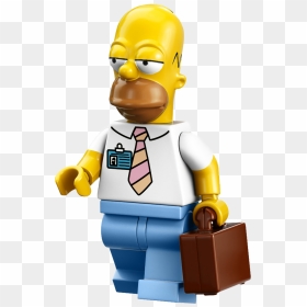 Homero Simpson Lego Png , Png Download - Homer Simpson With Tie, Transparent Png - homero png