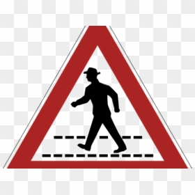 Walkway Clipart Pedestrian Lane - Pedestrian Lane Sign, HD Png Download - walkway png