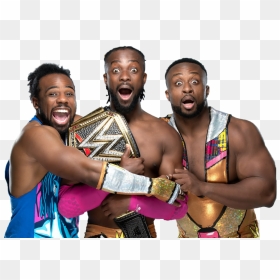 New Day Wwe Png, Transparent Png - wrestler png