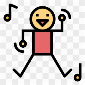 Happy Dance Icon Birthday Party Smalllike History Clipart - Transparent Dance Icon, HD Png Download - birthday icon png