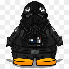 Tie Fighter Pilot Costume Pc - Penguin With A Crown, HD Png Download - pilot png