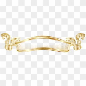 Bangle, HD Png Download - silver banner png