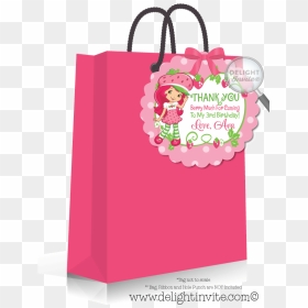 Strawberry Shortcake Birthday Party Favor Tags - Strawberry Shortcake Thank You Tags, HD Png Download - strawberry shortcake png