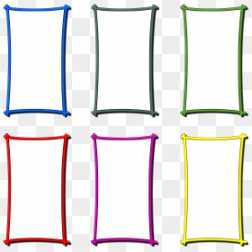 Frames Clipart Colorful - Colored Frame Clipart, HD Png Download - colorful border png