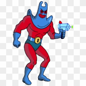 Man Ray Is The Second Major Archenemy Of Mermaid Man - Man Ray Spongebob Png, Transparent Png - hombre png