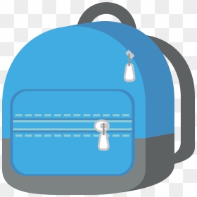 Transparent Backpack Clipart - School Bag Cartoon Png, Png Download - money bag emoji png