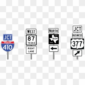 Examples Of A Guide Sign Unit, HD Png Download - interstate sign png