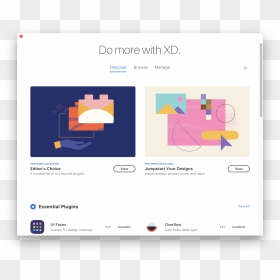 Adobe Xd Plugin Manager, HD Png Download - xd png