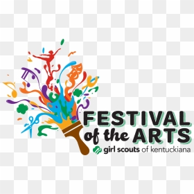 Festival Of The Arts Logo - Girl Scouts Of The Usa, HD Png Download - girl scout png