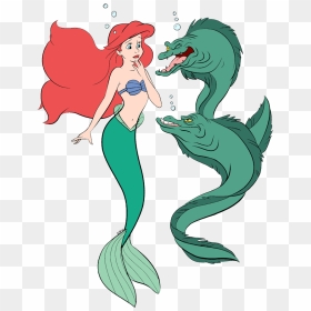 Flotsam And Jetsam Drawing, HD Png Download - ursula png