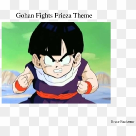 Gohan Fights Frieza Theme Sheet Music Composed By Bruce - Cartoon, HD Png Download - golden frieza png