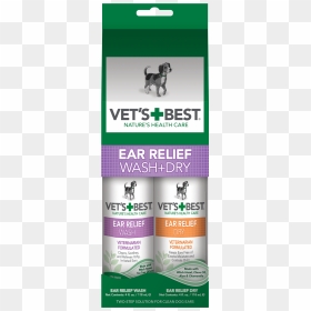 Vet"s Best Dog Ear Cleaner Kit - Dog Ear Wash Solution, HD Png Download - dog ears png