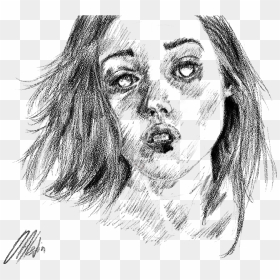Sketch , Png Download - Sketch, Transparent Png - zombie girl png