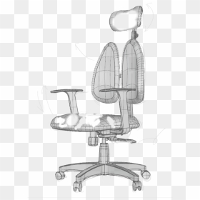 Drawing Chairs Office Chair - Office Chair, HD Png Download - office chair png
