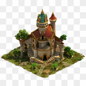 Elvenar Houses In Game, HD Png Download - temple png