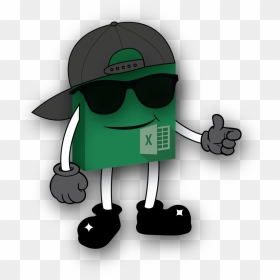 Excel - Cartoon, HD Png Download - like and share png