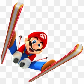 Mario And Sonic At The Olympic Winter Games Png, Transparent Png - mario jumping png