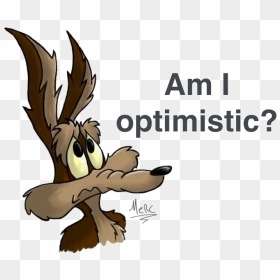 Wile E Coyote Optimism - Wile E Coyote Thinking, HD Png Download - roadrunner png