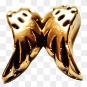 Wings {gold} Charm - Bead, HD Png Download - gold wings png