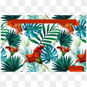Tropical Pattern , Png Download - Tropical Pattern Png Free, Transparent Png - flower pattern png