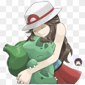 Png-leaf & Bulbasaur // Pokémon Fire Red - Cartoon, Transparent Png - pokemon hat png