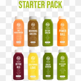 Juice Cleanse Starter Pack - Plastic Bottle, HD Png Download - juice box png