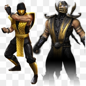 Mortal Kombat Scorpion Classic Costume - Mortal Kombat Scorpion Cosplay, HD Png Download - mortal kombat scorpion png