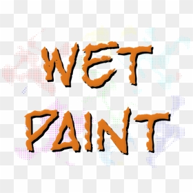 Wet Paint - Calligraphy, HD Png Download - paint line png