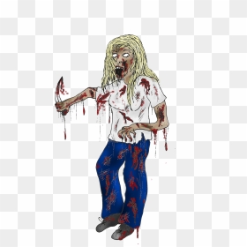 Personal Practice- Zombie Girl - Illustration, HD Png Download - zombie girl png