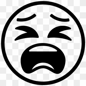 Tired Face Emoji Clipart - Emoji, HD Png Download - tired png