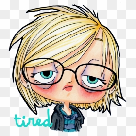 Transparent Tired Png - Tired Looking Face Cartoon, Png Download - tired png