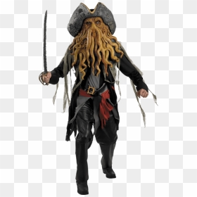 Download Pirate Png Images Background - Davy Jones Pirates Of The Caribbean Costume, Transparent Png - birrete png