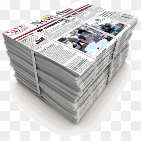 Png News Papers, Picture - Stack Of Newspapers Png, Transparent Png - stack of paper png