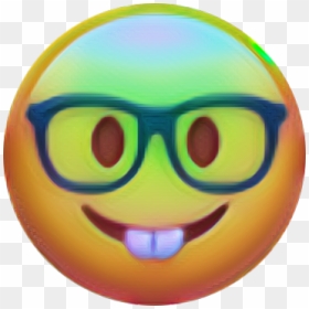 #nerd #emoji #rabbit #🤓 #party #besserwisser #glasses - Emoji Png Nerd, Transparent Png - nerd emoji png