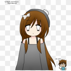 Transparent Minecraft Herobrine Png - Herobrine Anime Girl Version, Png Download - herobrine png
