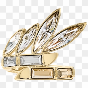 Wonder Woman Ring, Gold Tone, Gold-tone Plated - Swarovski Wonder Woman Ring, HD Png Download - wonder woman symbol png