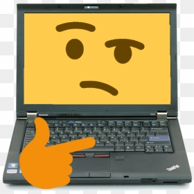 Transparent Thonk Png - Laptop Lenovo Thinkpad T410 Core I5, Png Download - thonk png