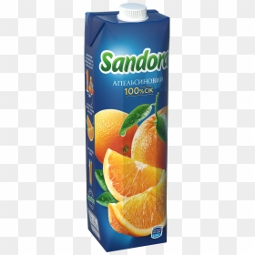 Апельсиновый Сок Сандора, HD Png Download - juice box png