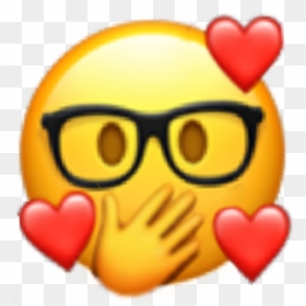 #emoji #tiktok #nerd #love #shocked #betyouarefromtiktok - Iphone Nerd Emoji Png, Transparent Png - nerd emoji png
