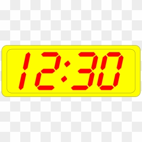 Digital Clock, HD Png Download - clock emoji png