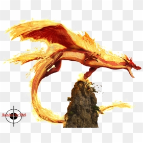 Fire Dragon Png Banner Transparent Library - Fire Dragon Png, Png Download - fire dragon png