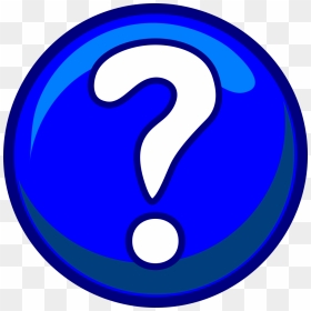 Blue Svg Clip Arts - Blue Question Mark Logo, HD Png Download - question mark emoji png