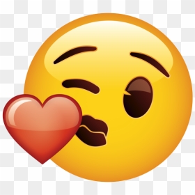 Tallerkener Emoji Bursdag, HD Png Download - kissing emoji png
