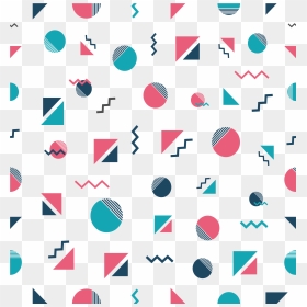 Transparent Memphis Pattern Png, Png Download - triangle pattern png