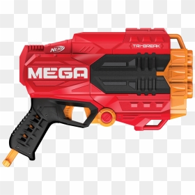 Nerf N-strike Elite Nerf Blaster Toy - Nerf Mega Tri Break, HD Png Download - nerf png