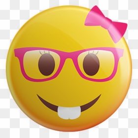 Smiley, HD Png Download - nerd emoji png